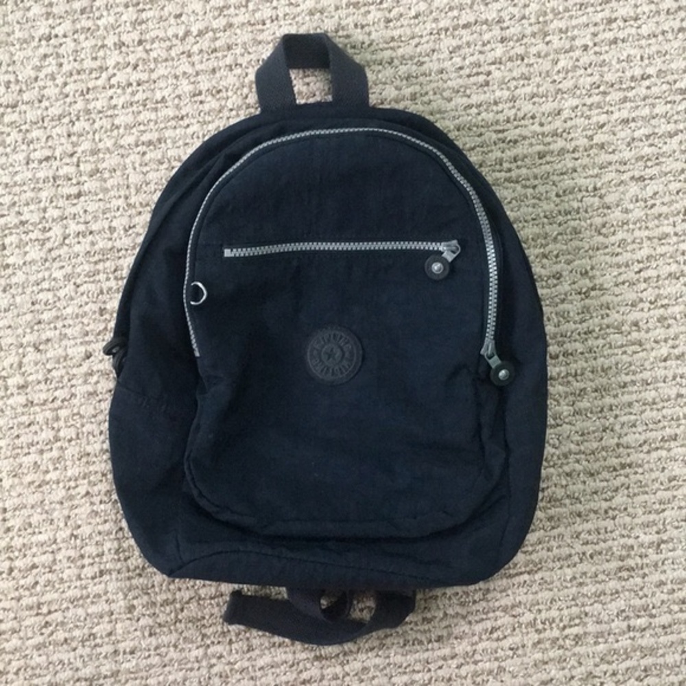 Kipling mini black backpack